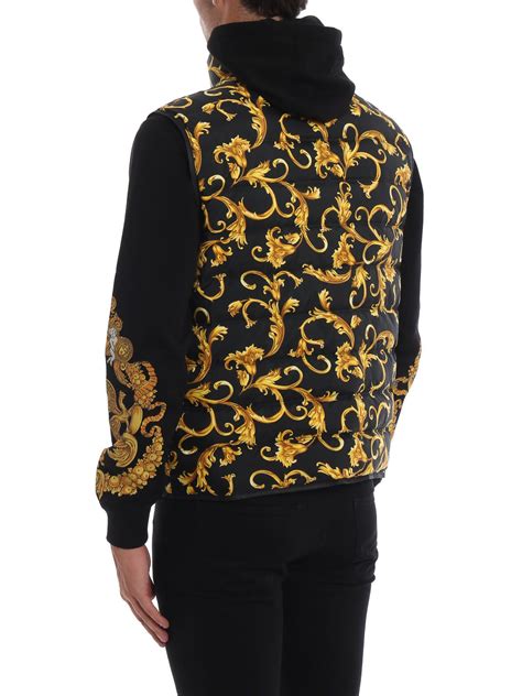 versace v17 mens downvest veste|versace winterjacken herren.